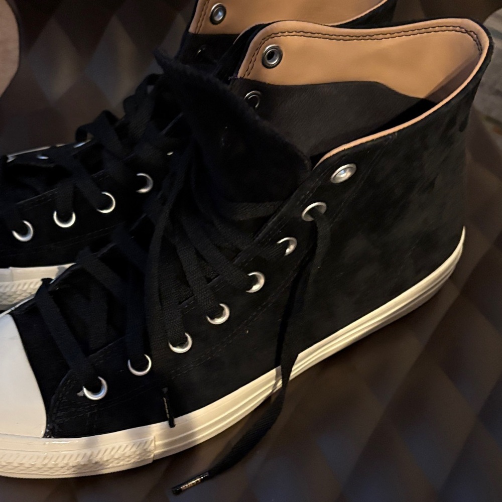 Converse Black and White High-Top Sneakers